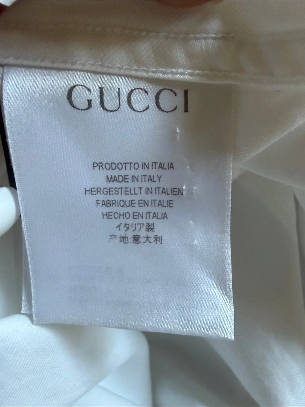 Gucci tailored white